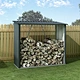 firewood storage with roof